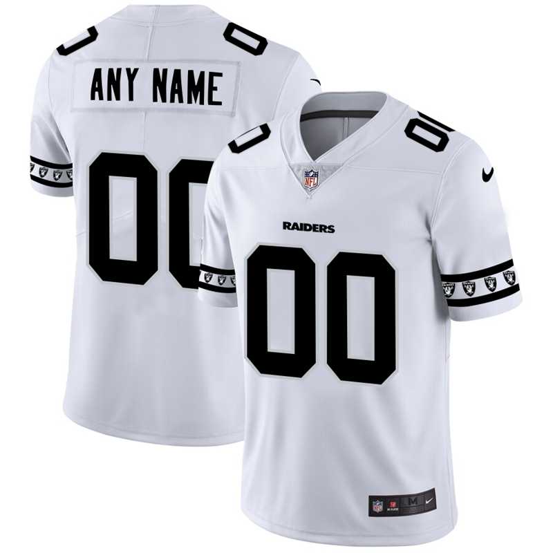 Customized Men's Nike Raiders White Team Logo Vapor Limited Jersey,We sell and wholesale Customized Men's Nike Raiders White Team Logo Vapor Limited Jersey on line form chian!